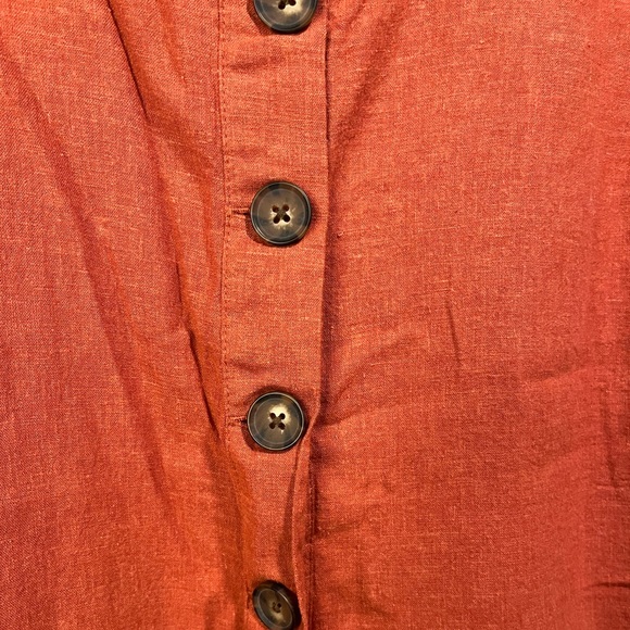 Marine Layer Sydney Button Front Jumpsuit - S - Picture 5 of 10